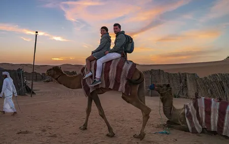 Red Dune Safari, Camel Ride and BBQ Dinner in Bedouin Camp
