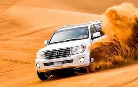 Morning Desert Safari with Camel Ride and Sand boarding