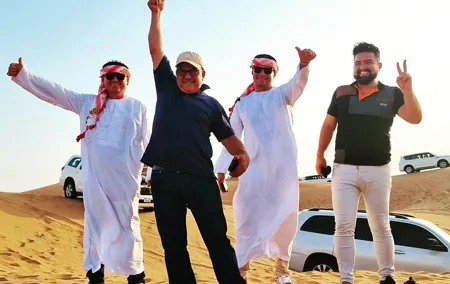 Morning Desert Safari with Sandboarding Camel Ride and Quad Bike