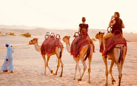 Evening Desert Safari with BBQ Dinner & Camel Riding