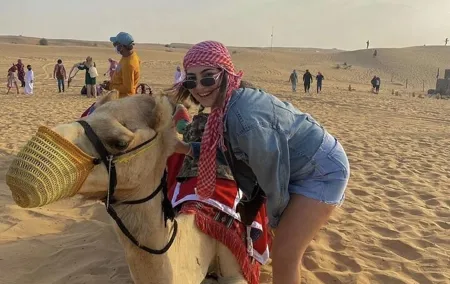 VIP Desert Safari Camel Ride Live Shows & BBQ Dinner with pick up
