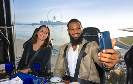 Dinner In The Sky Experience in Dubai Marina