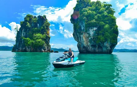 Phuket Jet Ski Tour to 5-8 Islands with Pickup and Transfer