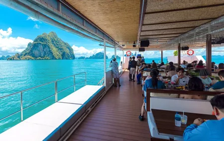 Exploring Phang Nga Bay national park with Lunch and Dinner