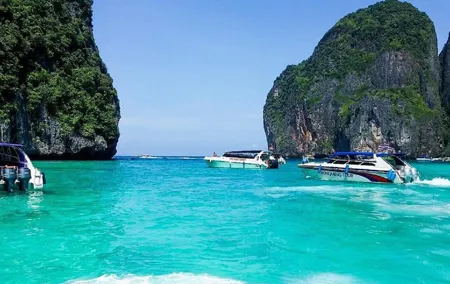 Day trip to Phi Phi , Khai Islands and cruise around Maya Bay by Speed Boat