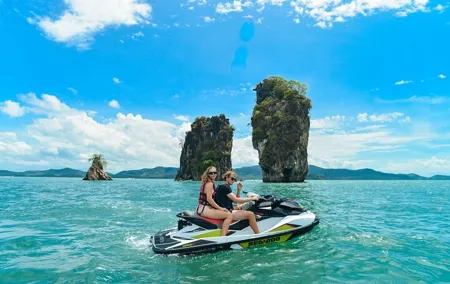 Jet Ski Island Hopping Adventure from Phuket Lunch and Transfers