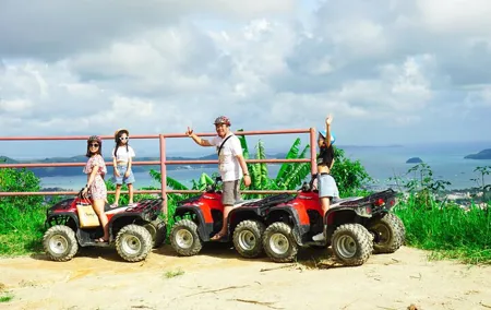 Phuket ATV Tour to Big Buddha View Point and Zipline Adventure