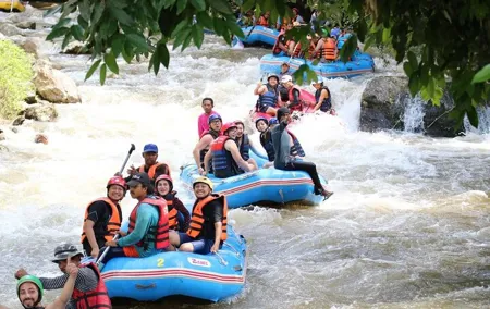 Phuket White Water Rafting 5 km, Flying Fox, and ATV