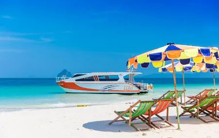 Luxury Speed Catamaran Cruise to Maya Bay and Khai Island