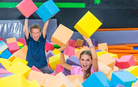 2 Hours Trampoline, Playground, Rope Park and Game Card 2000 baht