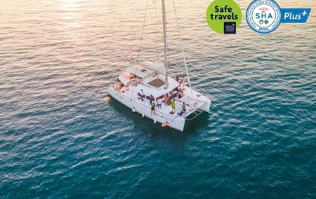 Sunset Cruise to Koh Hey in Phuket by Sailing Catamaran