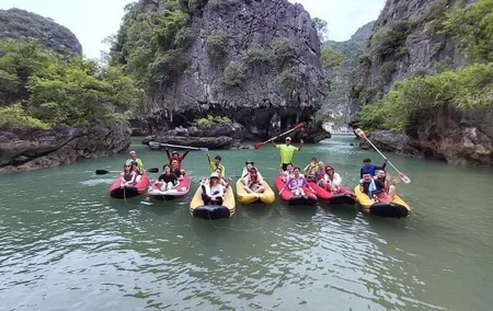 James Bond, Panak and Hong Island Trip + 2 Canoeing By Big Boat From Phuket