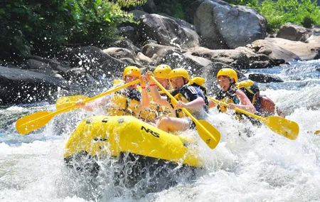 Phuket Rafting ATVing Flying Fox Full Day Activities By VIP Mini Van