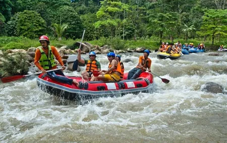 Rafting 7 km and ATV Adventure Tour with Lunch From Phuket