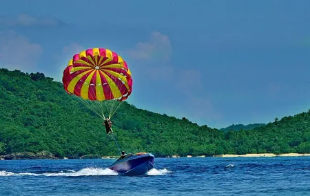 Raya & Coral Islands + Parasailing Tour by Speed Boat with Lunch