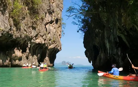 Small-Group Sea Kayaking at Hong Island from Krabi