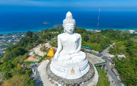 Phuket: Wat Chalong, Karon Viewpoint and old Town Guided Tour