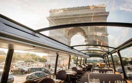 Paris Bustronome Gourmet Sightseeing Lunch on a Panoramic Bus