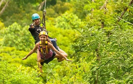 Phuket Hanuman World Zipline Adventure with Round-Trip Transfers