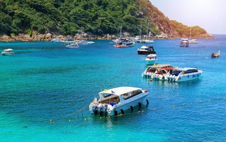 Phuket Coral + Racha Island with Lunch by Catamaran Yacht
