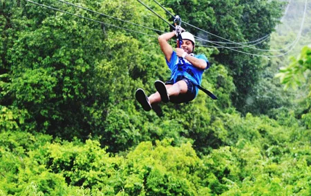 Zipline, Roller Cos Skywalk & with Lunch by EXPLERA DMC