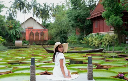 Phuket Giant Water Lilies & Temple Private Tour