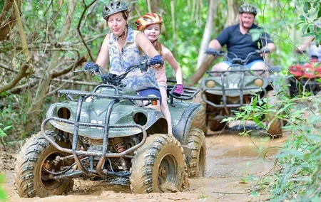 1 Hour ATV Riding, Flying Fox and Rope Bridge in Phuket