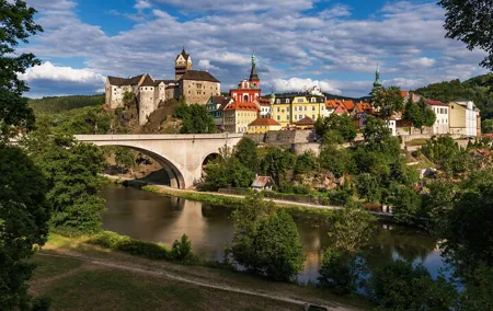 Town Karlovy Vary UNESCO and Loket Castle Full Day Private Tour