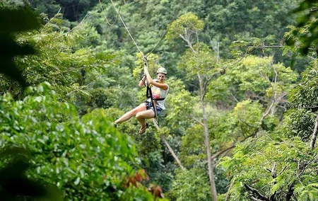 Flying Hanuman Ziplining Experience in Phuket with Return Transfer