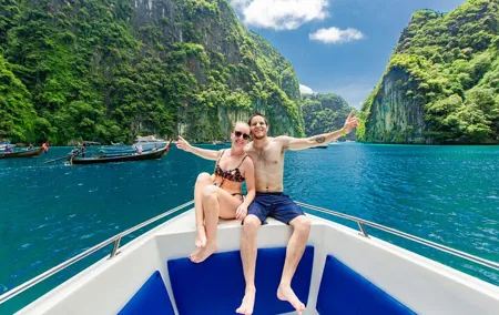 Phi Phi and Bamboo Snorkeling by Luxury Speedboat from Phuket