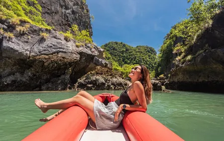 Phuket Day Trip to James bond and Khai Islands by speedboat