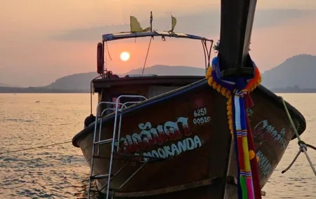 Private Luxury Long Tail Boat Sunset Serenity
