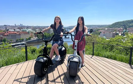 Prague Fat Tire or Regular Scooter City Tour