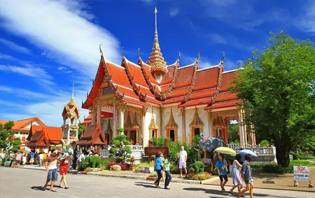 Wat Chalong Historic Old Town Tour in Phuket