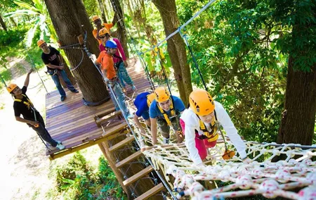 Phuket ATV Bike 1 hr with Zipline Adventure 16 Platforms