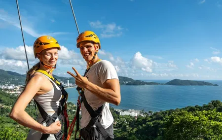 Erawan Patong Ultimate Zipline with Ocean View from Phuket