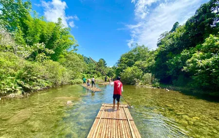 Khao Sok Bamboo Rafting and Viewpoint Tour from Khao Lak