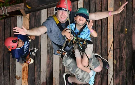 Combine World C Zipline Adventure at Hanuman World