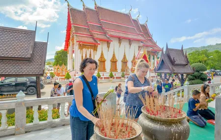 Phuket Landmark Tour , Wat Chalong , Big Bhudda