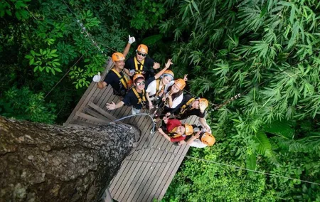 ATV Bike 1 hr + Zipline Adventure 20 platforms with lunch