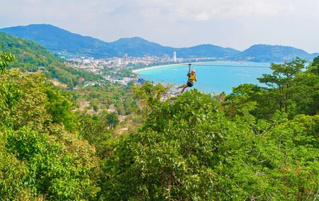 Phuket Zipline + ATV Combo: 42 Platforms, Lunch & Hotel Transfer