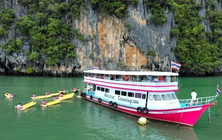 James Bond Island and Phang Nga Bay Sea Cave Canoeing by Big Boat