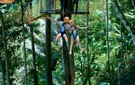 Longest Seaview Zipline 42 Platform in Phuket
