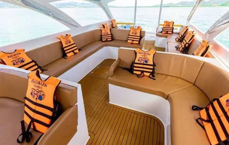 Phi Phi Trip by VIP Catamaran Sofa Seat