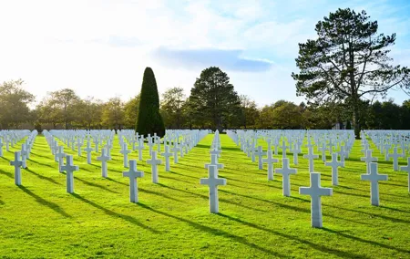 American Sector - Omaha Beach, Pointe du Hoc, American Cemetery