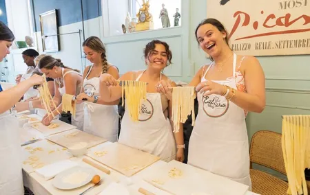 3 in 1 Cooking Class near Navona: Fettuccine, Ravioli & Tiramisu