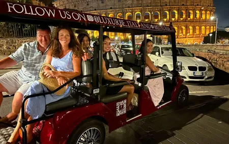Rome by Night: Golf Cart Tour