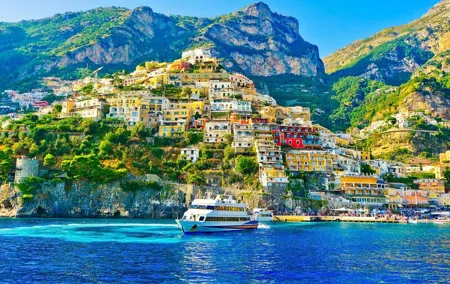 Amalfi Coast & Positano Day Trip from Rome with Coastal Cruise