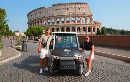 Rome: Exclusive Private Golf Cart Tour