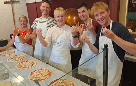 Cooking Class in the Heart of Rome: Pizza and Tiramisu Making